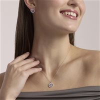 Orecchini Mabina Donna Sogni d'Oro in Argento Acquamarina sintetica 563952 - 563952
